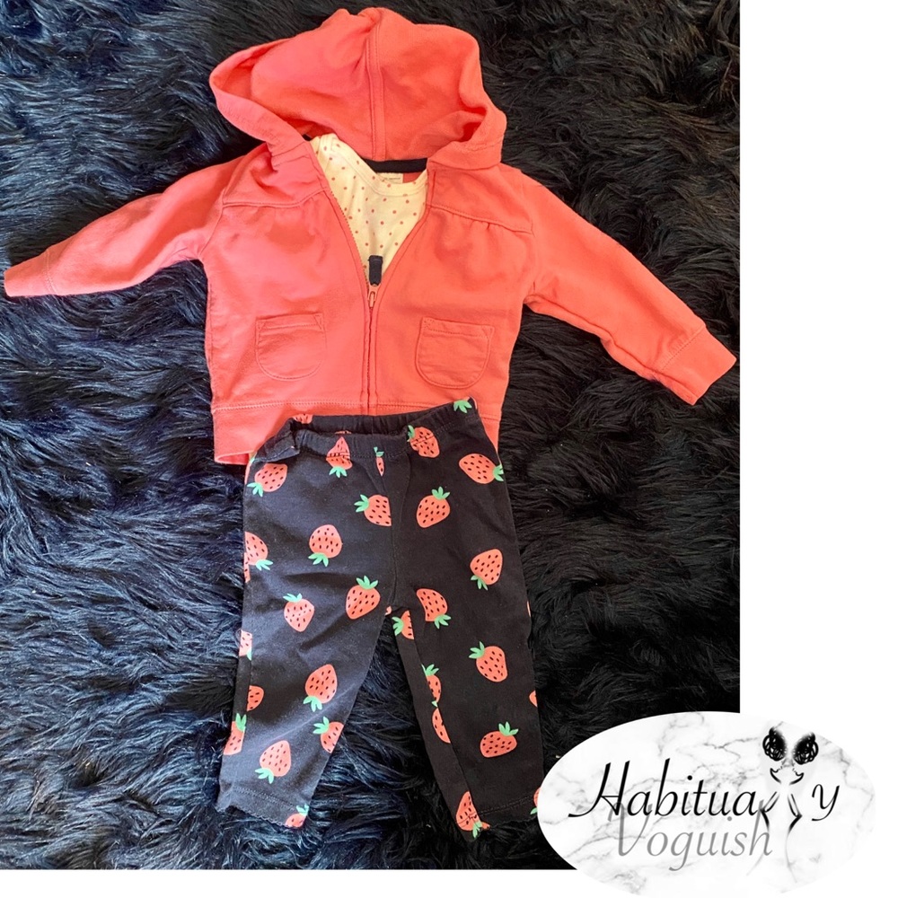 Carter’s 3 piece set size 6 months perfect conditi